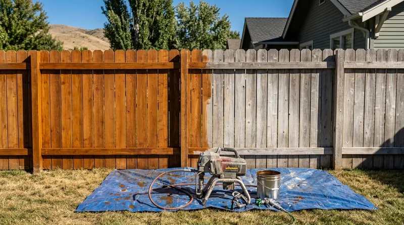Fence Staining & Restoration Boise