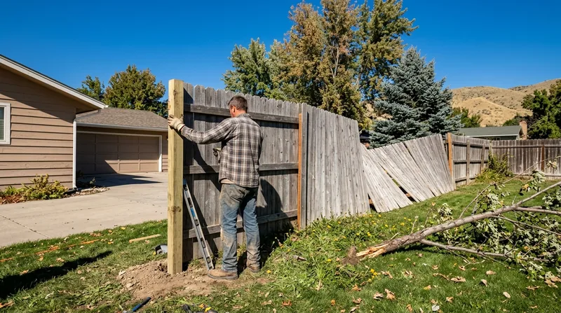 Storm Damage Fence Repair Boise